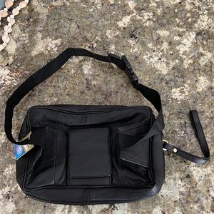 Marshal Genuine Leather Crossbody or Fanny Pack w/ Five Compartments- Brand New!